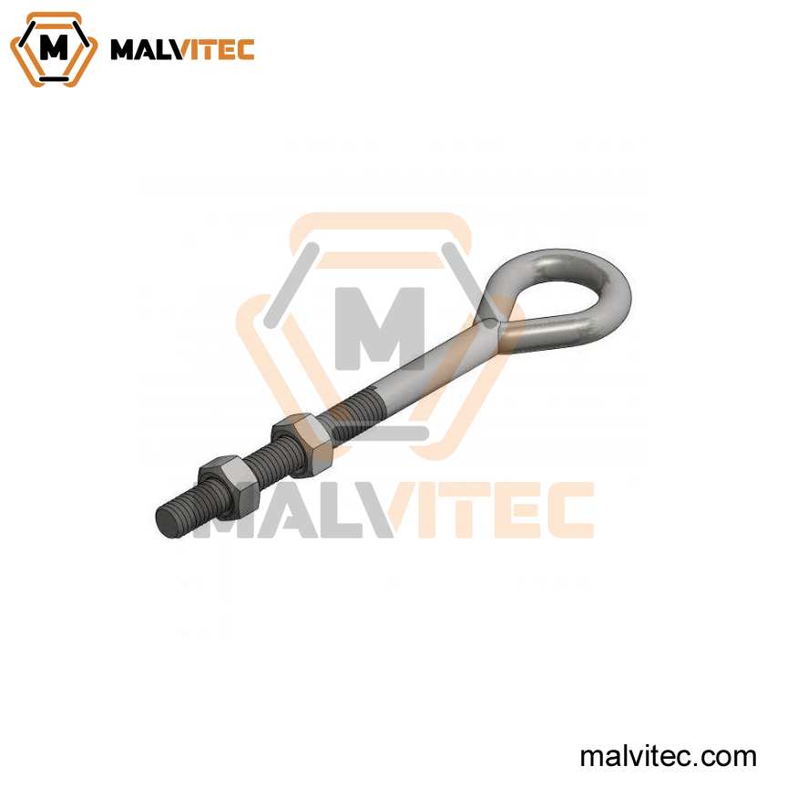 PERNO OJO F.G. DE 3/4X8´´ CON TUERCA/CONTRATUERCA