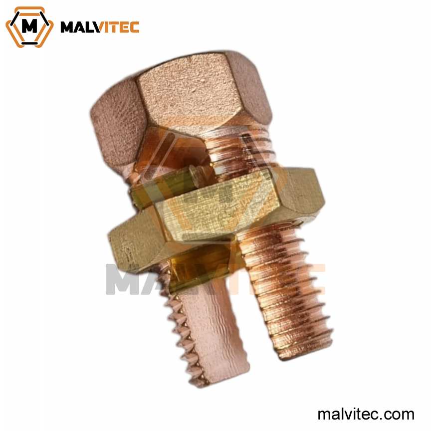 CONECTOR PERNO PARTIDO-SPLIT BOLT DE COBRE 120MM2
