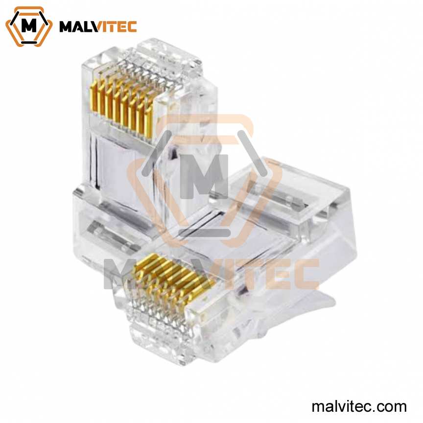 CONECTOR RJ45 CAT6 TRANSPARENTE