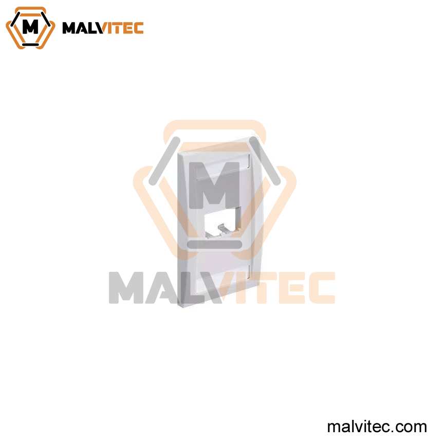 FACE PLATE DE 2PUERTOS BLANCO/MARFIL PANNET