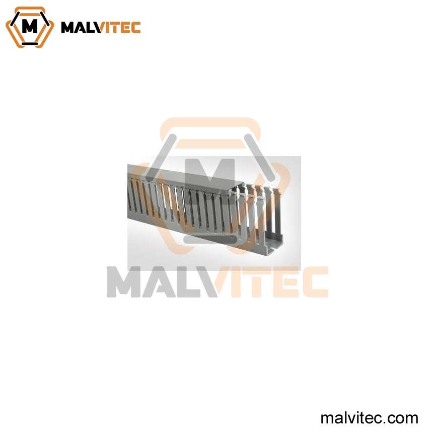 CANALETA RANURADA GRIS 60X60 X 2MTS