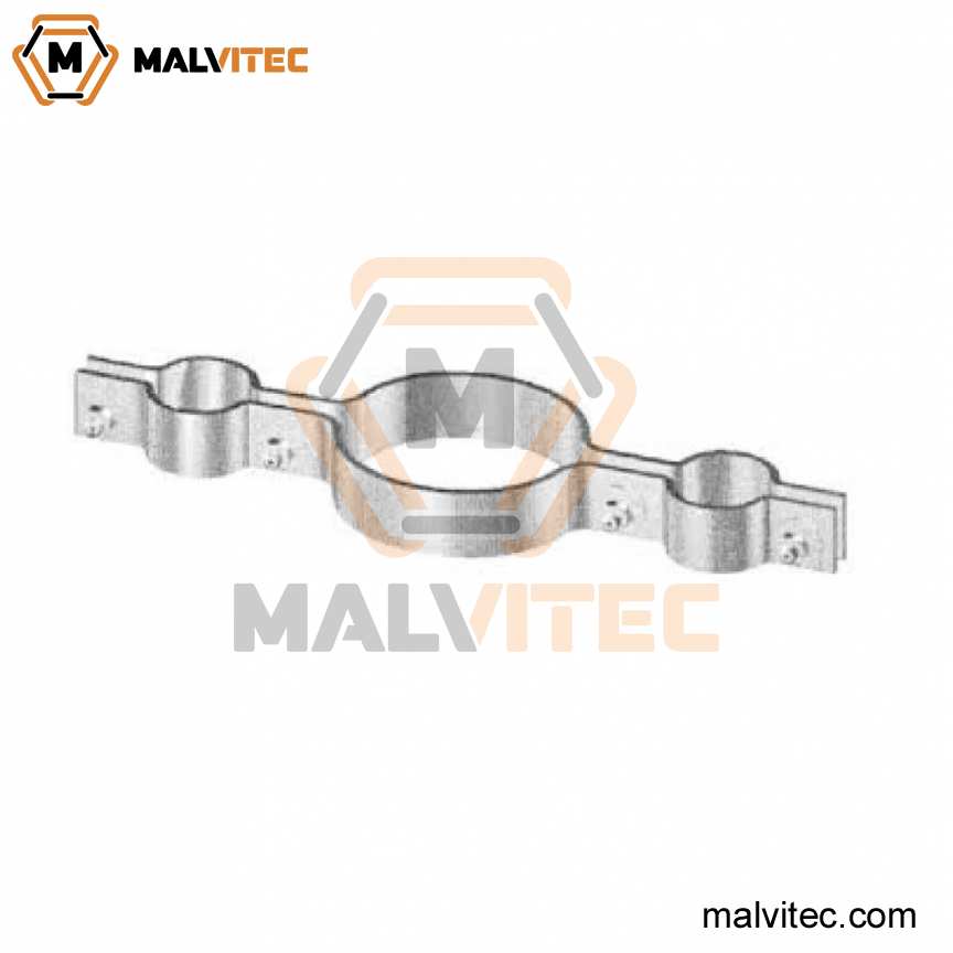 ABRAZADERA F. G. P/PASTORAL DOBLE DE 125MM